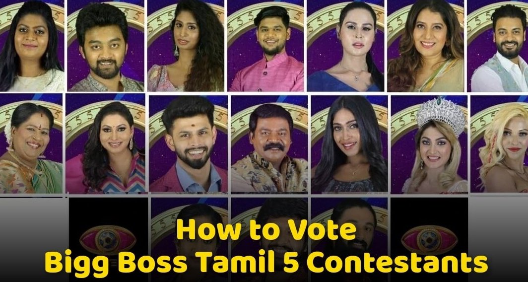 Bigg boss 5 tamil vote online