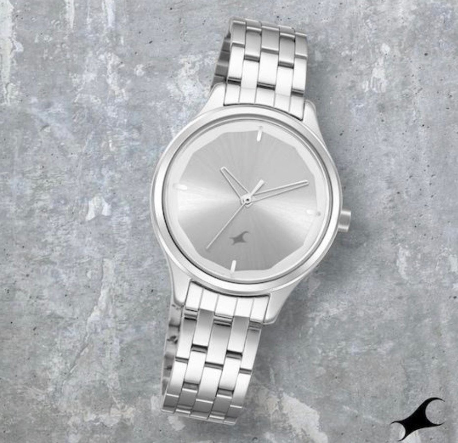 stunning in silver girls watch