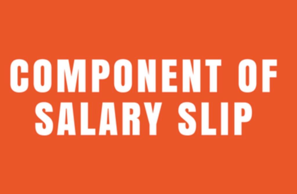 component of salary slip