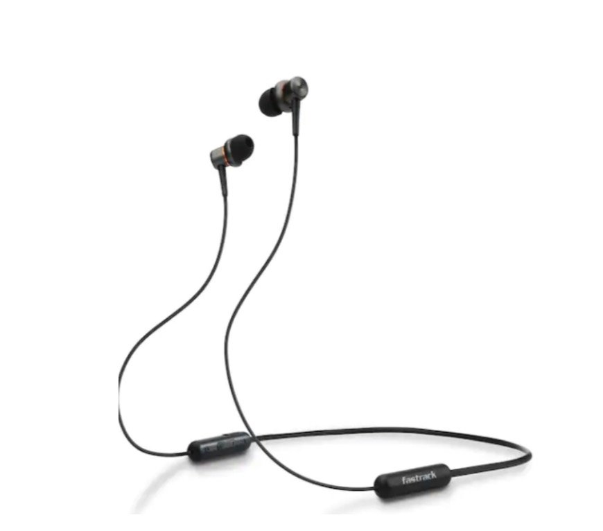 solid black earphone