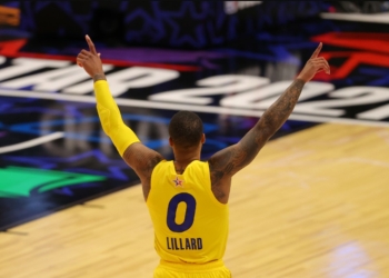 Lillard shines in record-breaking All-Star Game, wins MVP