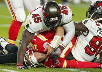 Patrick Mahomes breaks another Super Bowl record with his rushing yards