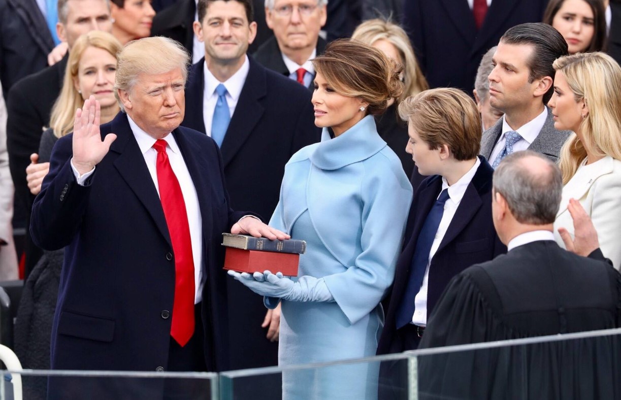 Donald Trump inauguration crowd Rotunda