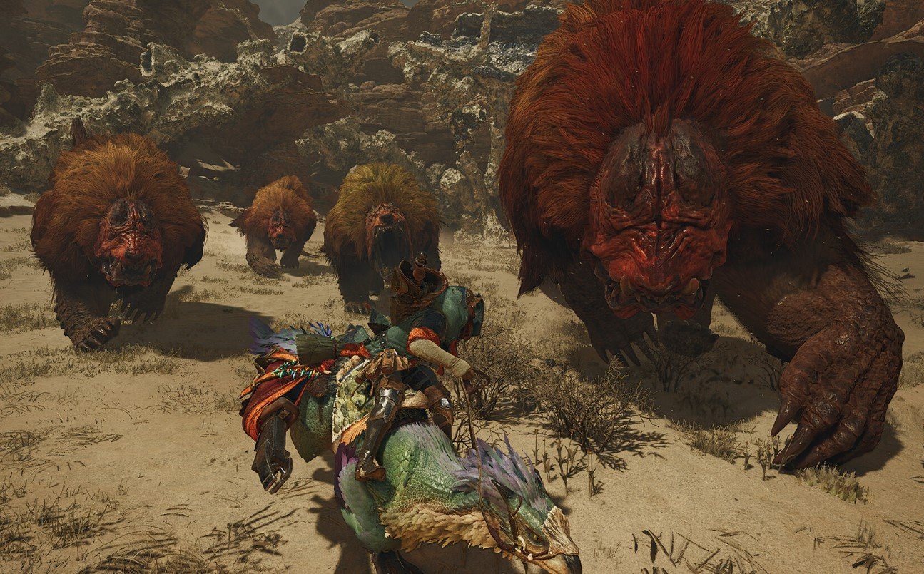 Monster Hunter Wilds gameplay screenshot