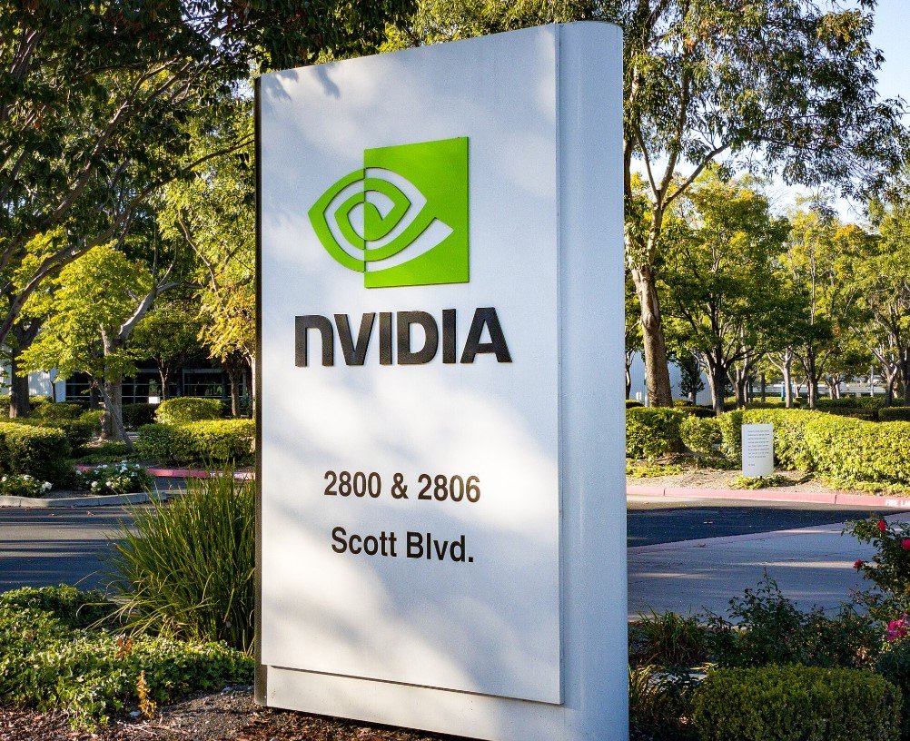 Nvidia headquarters sign