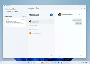 Microsoft Phone Link Windows 11