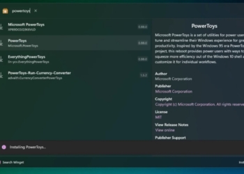 Microsoft PowerToys Windows 11 UI