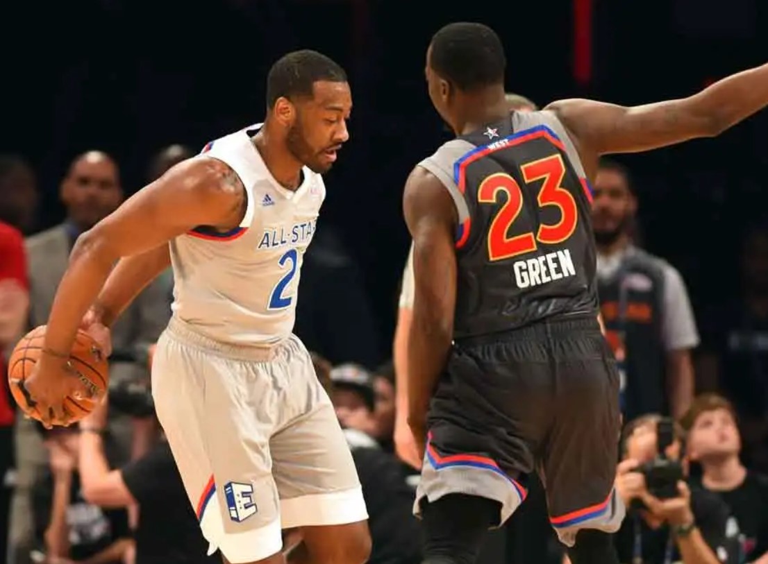 NBA All-Star Game 2024 players on the court