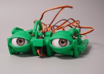 3D printed animatronic eyes