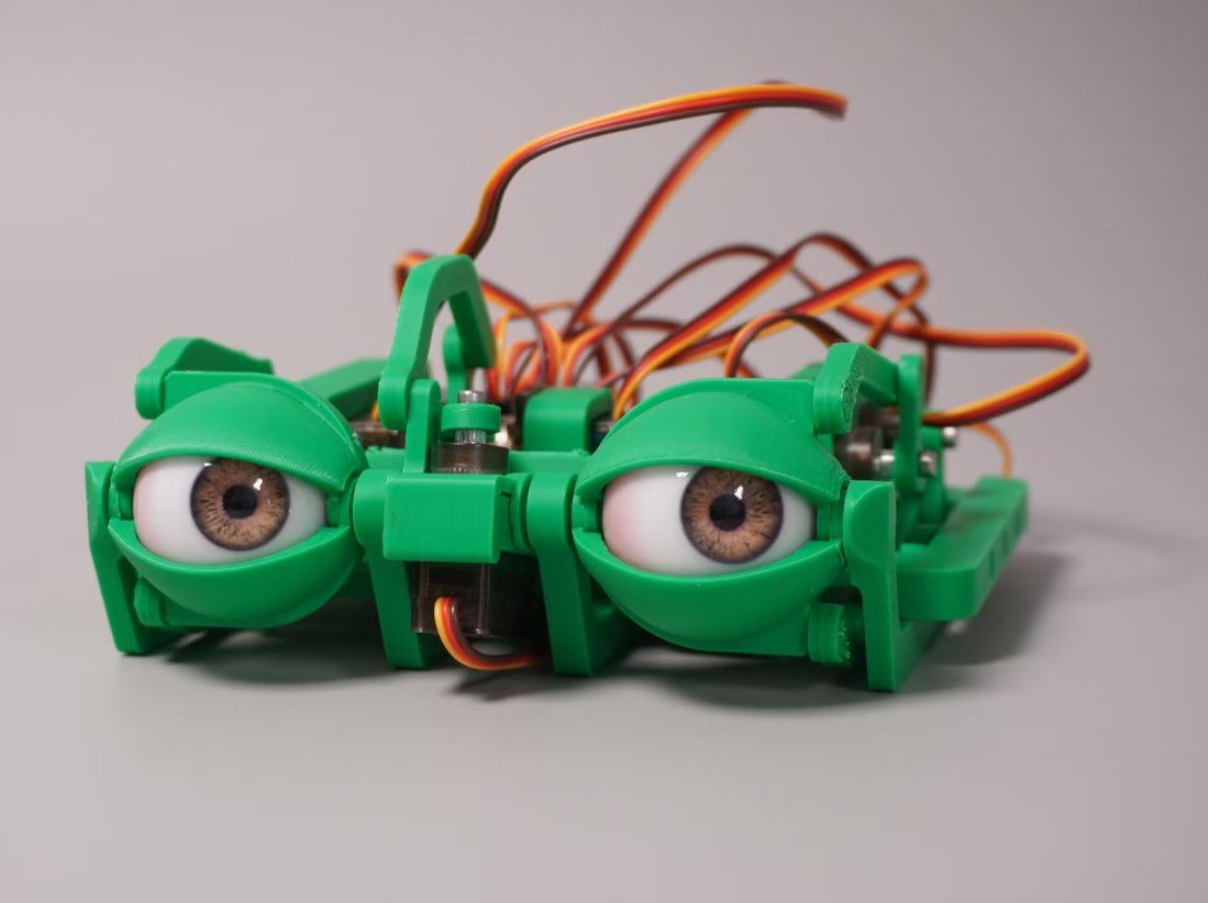 3D printed animatronic eyes