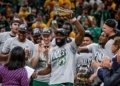 Jrue Holiday Boston Celtics dribbling vs Orlando Magic 2025 NBA Playoffs