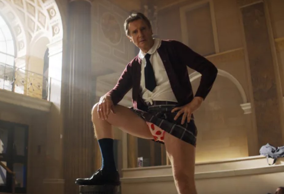 liam neeson the naked gun reboot set