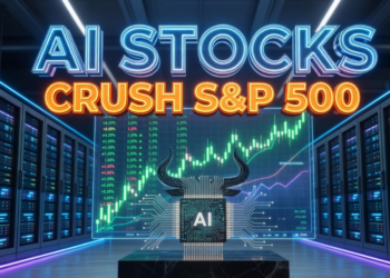 AI infrastructure stocks outperforming S&P 500 in 2026