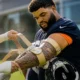 Darnell Wright Bears elbow injury training camp Halas Hall