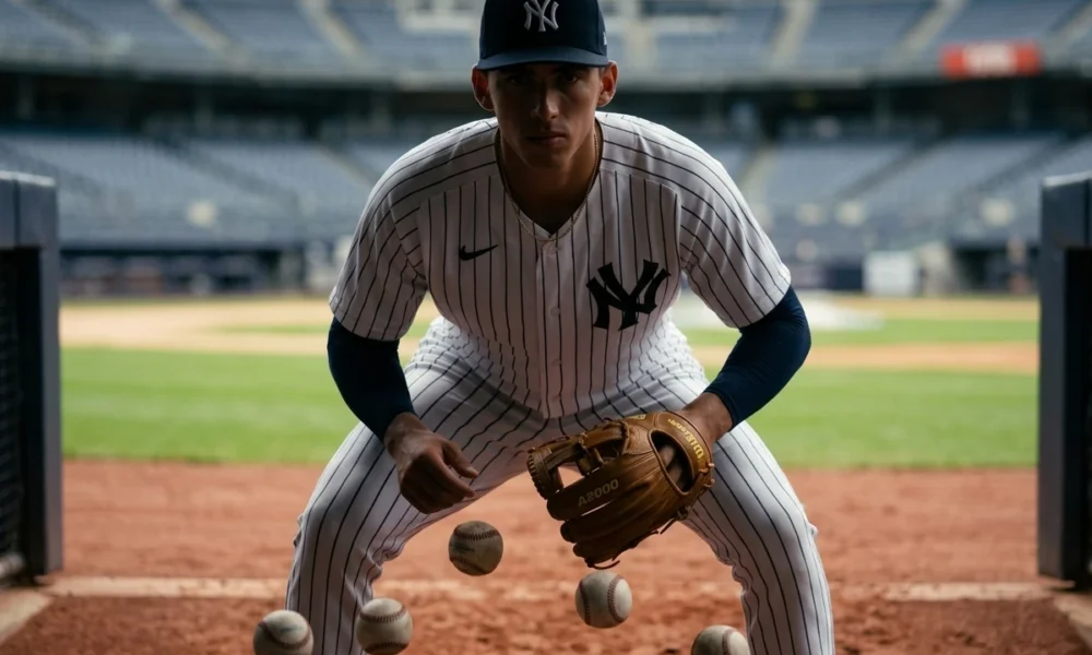 George Lombard Jr Yankees shortstop six-game error streak