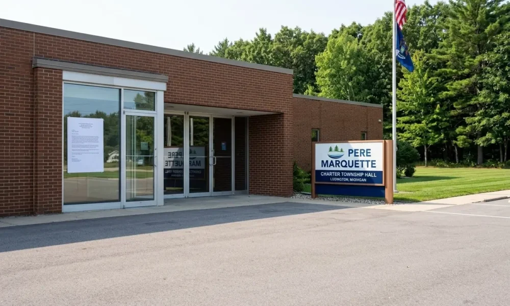 Pere Marquette Township data center moratorium Ludington Michigan