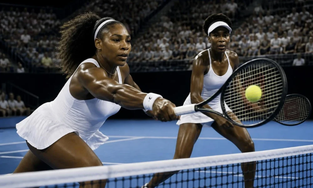 Williams sisters US Open women's doubles wild card return