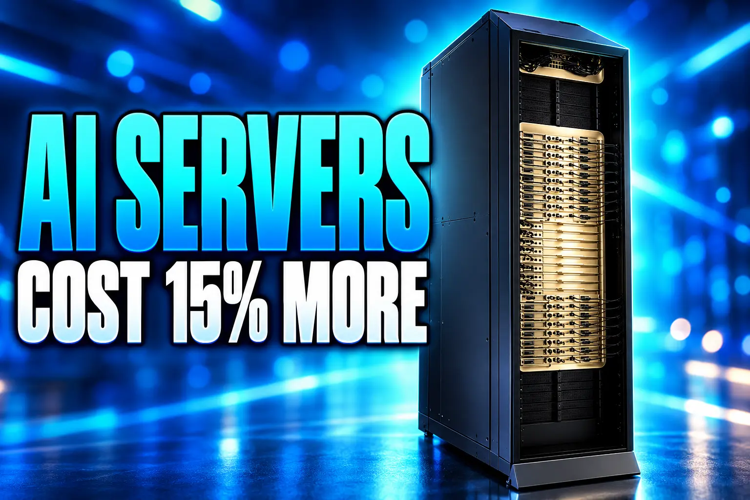 Alphabet AI servers cost 15 percent more 2027