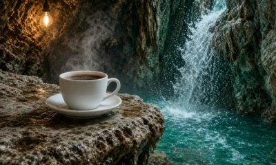 Guizhou cave cafe coffee and Shilong Cave tours