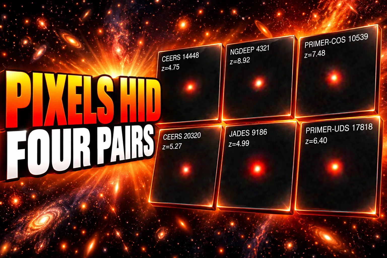 JWST pixels hid four close Little Red Dot pairs