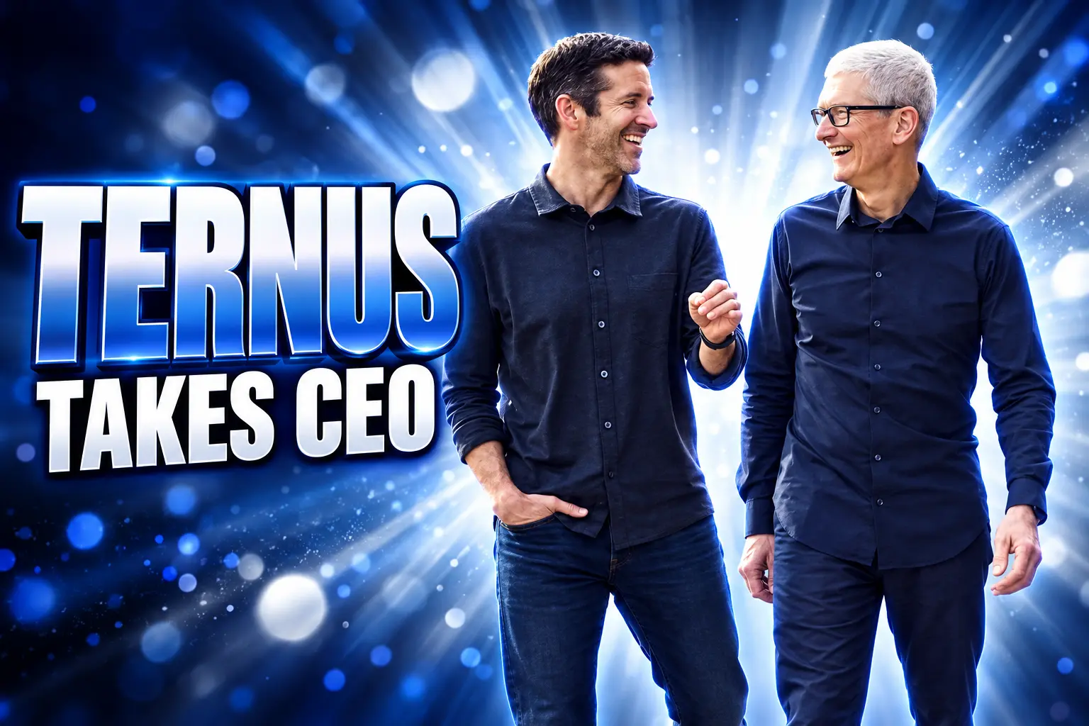 Tim Cook hands Apple CEO to John Ternus