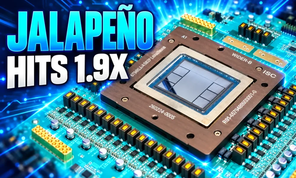 OpenAI Jalapeño chip 1.9x more work per watt