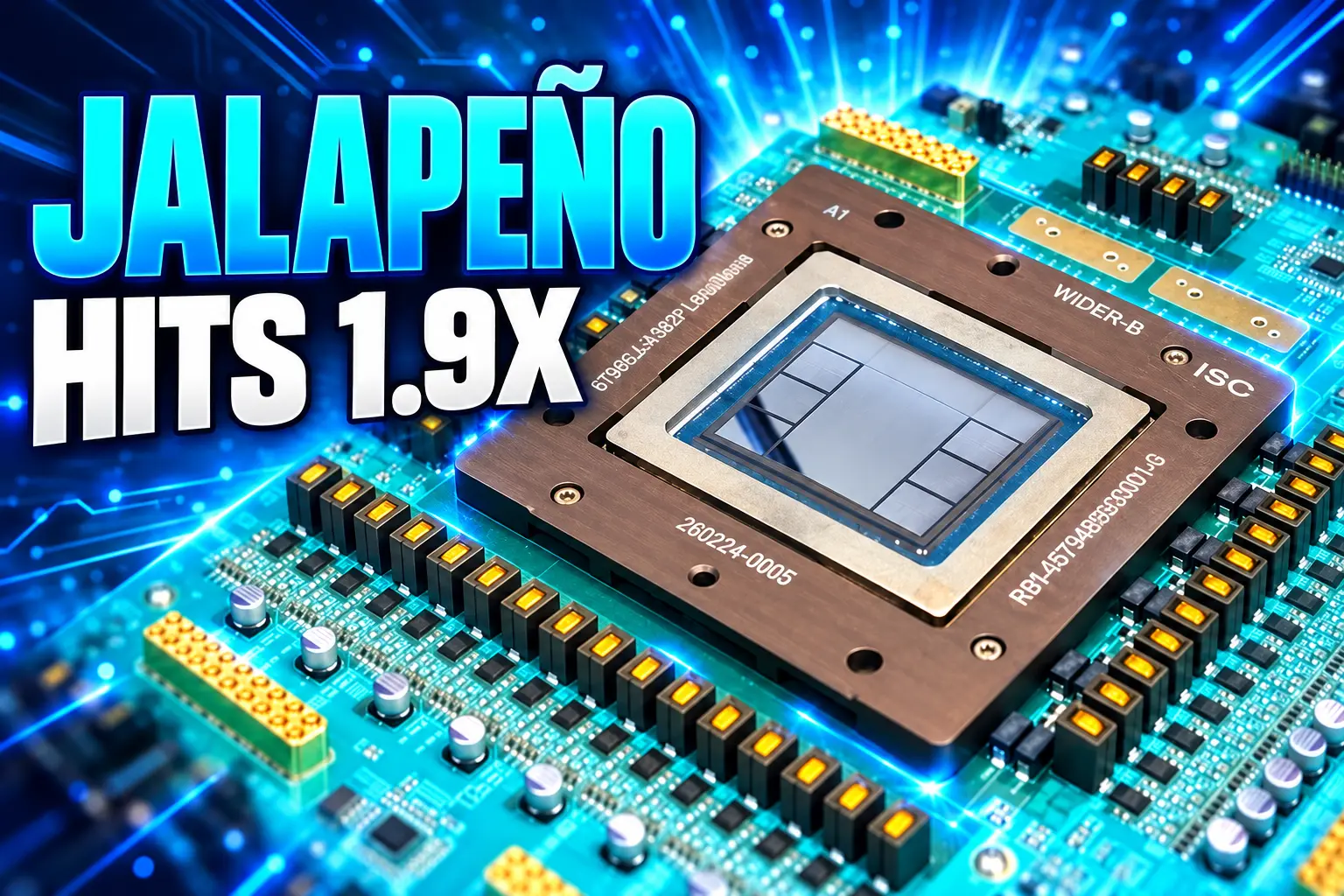 OpenAI Jalapeño chip 1.9x more work per watt