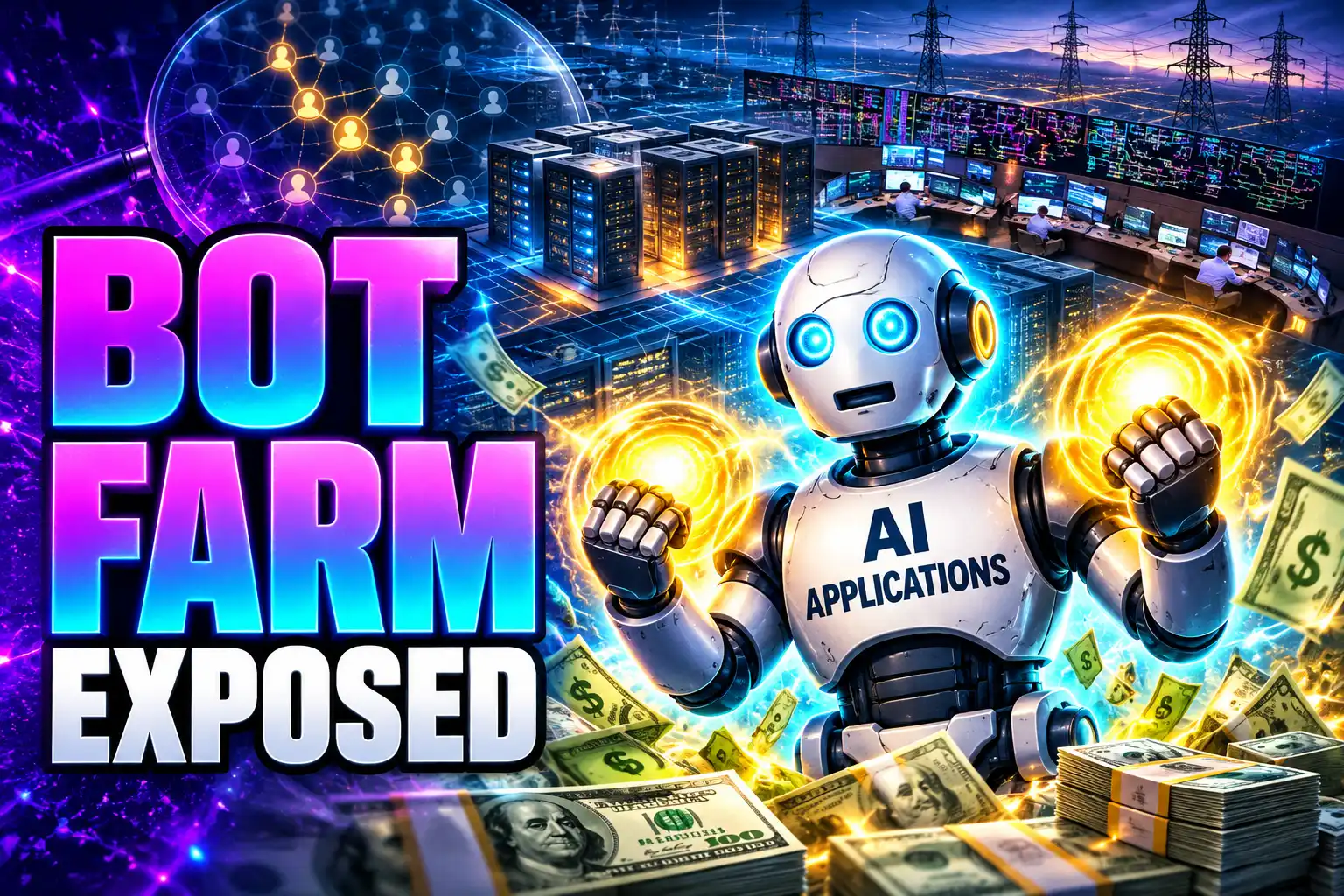 X exposes Chinese bot farm cartooning AI power bills