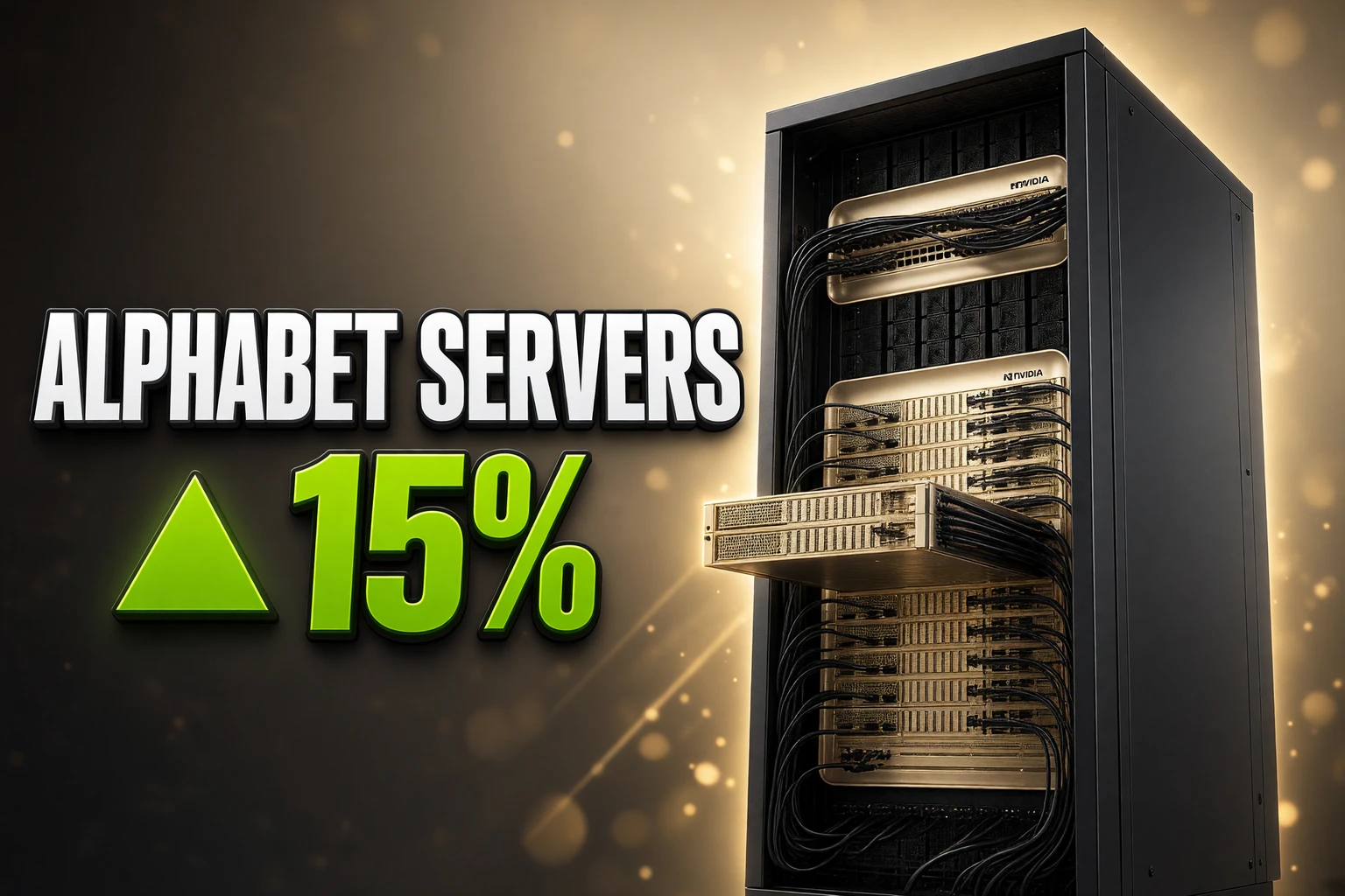 Alphabet Nvidia AI servers 15 percent price rise 2027