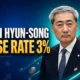 Bank of Korea Shin Hyun-song base rate 3 percent hike