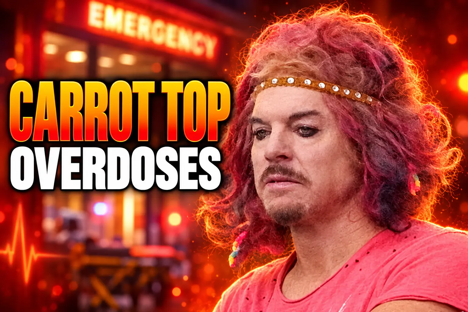Carrot Top hospitalized after Las Vegas prescription overdose