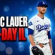 Eric Lauer 15-day IL Dodgers left elbow inflammation