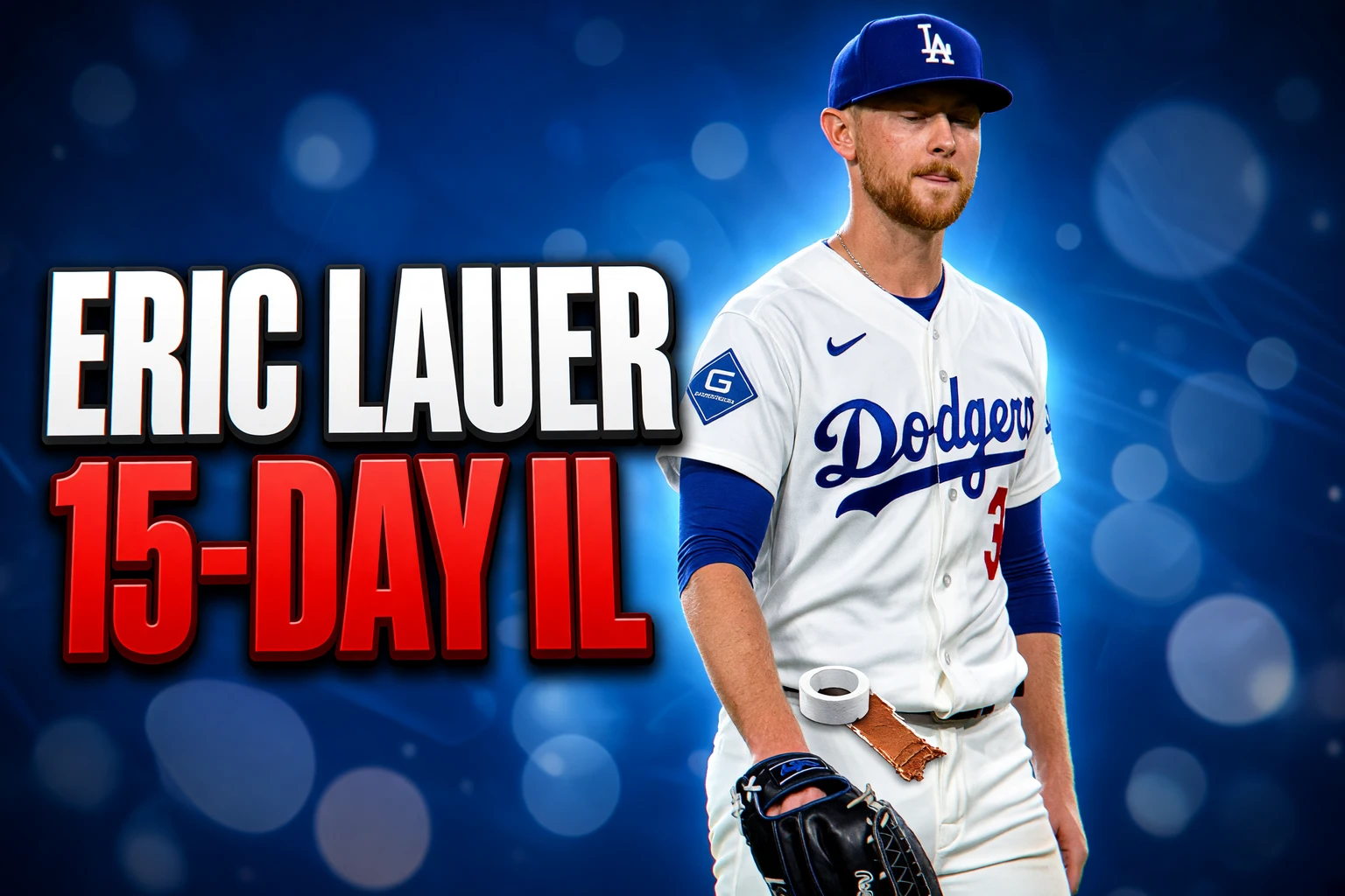 Eric Lauer 15-day IL Dodgers left elbow inflammation