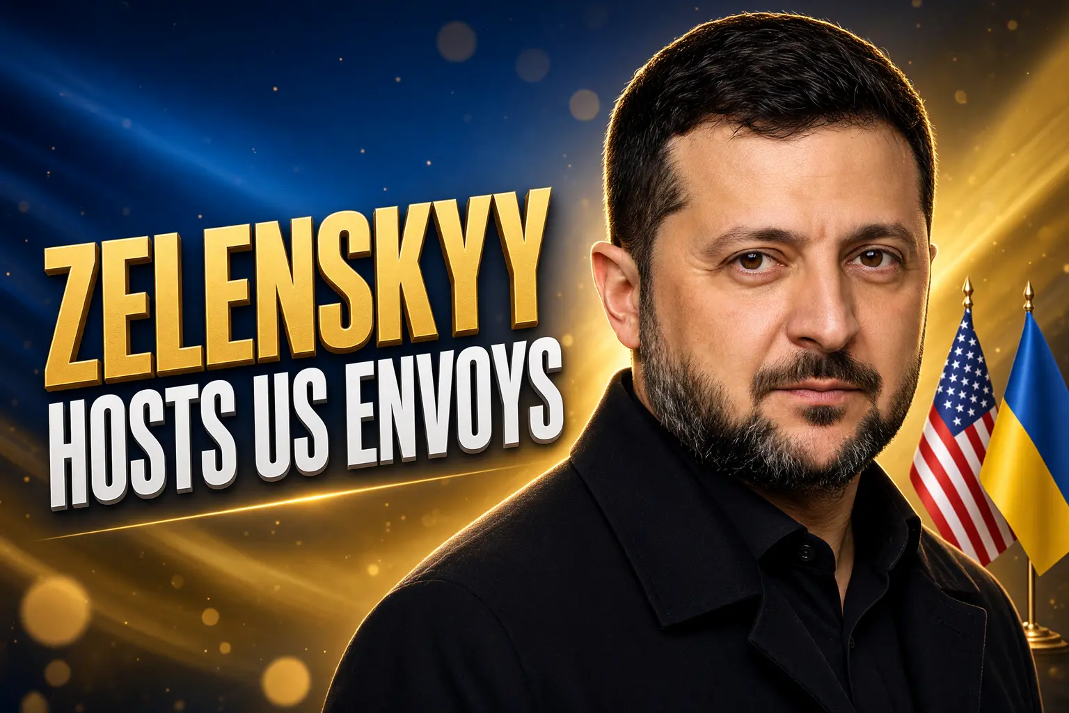 Zelenskyy hosts Witkoff Kushner first Kyiv peace talks