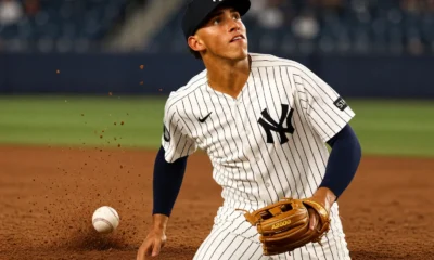 George Lombard Jr six straight errors Yankees shortstop
