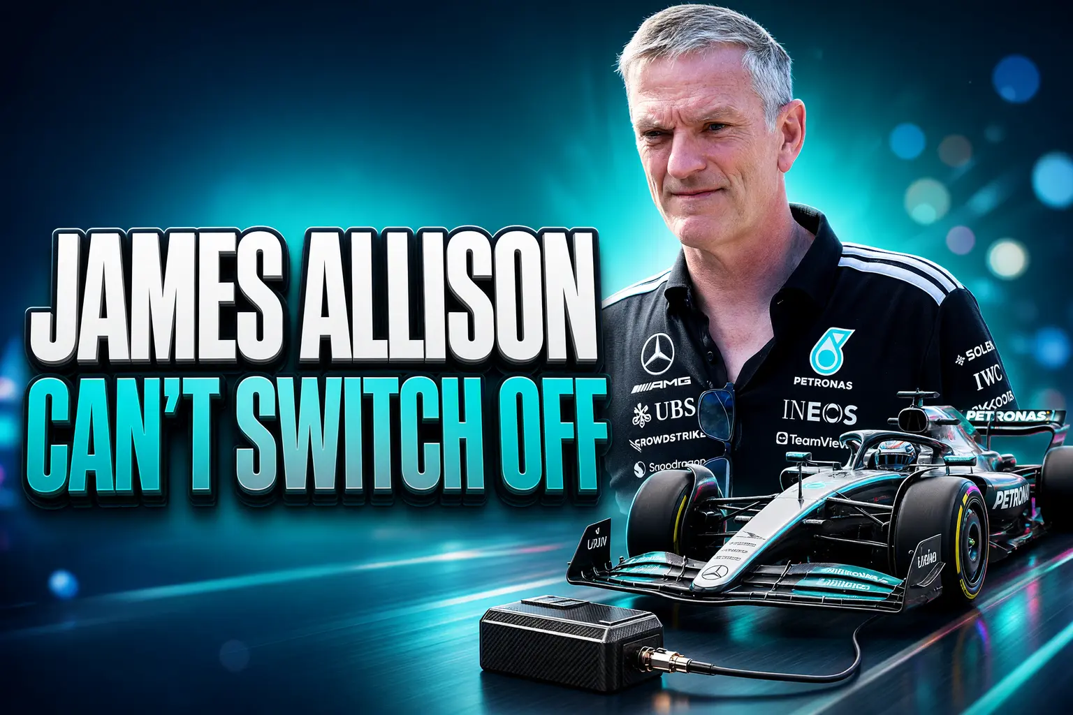James Allison Mercedes cannot switch off 2026 car