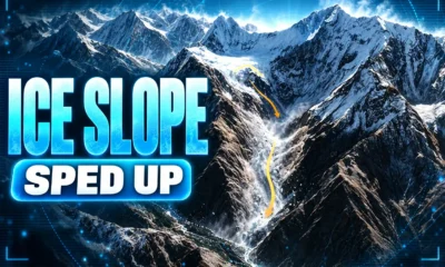 Langtang Lirung ice slope sped up Sentinel-1