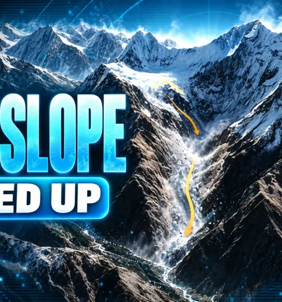 Langtang Lirung ice slope sped up Sentinel-1