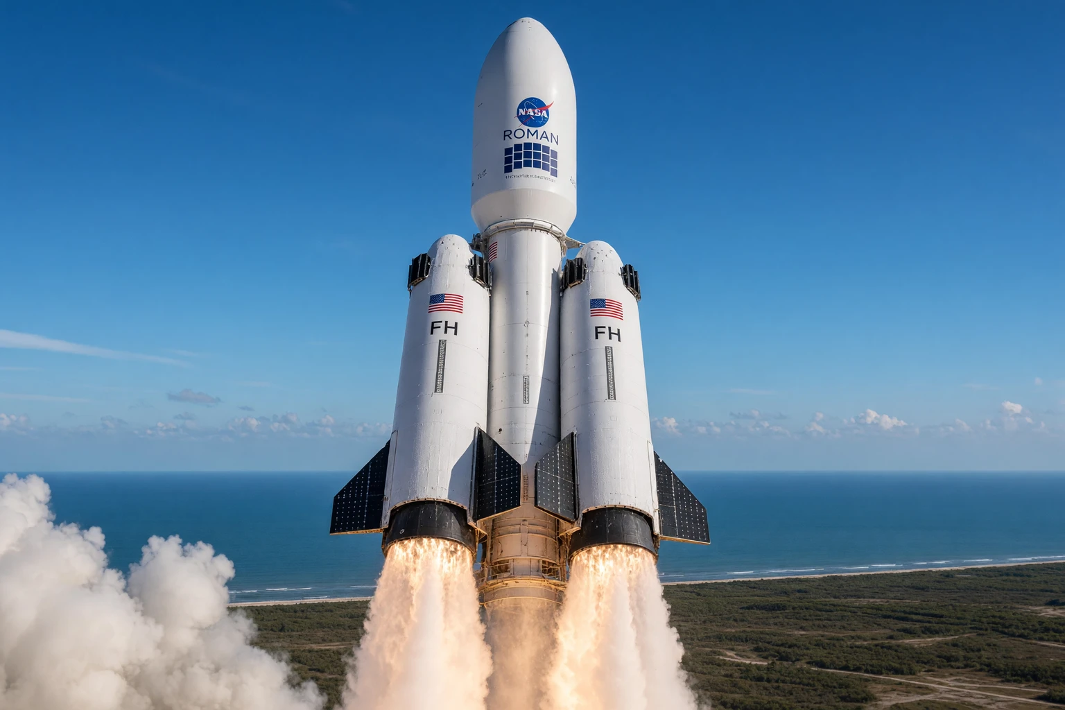 Nancy Grace Roman Space Telescope Falcon Heavy launch L2