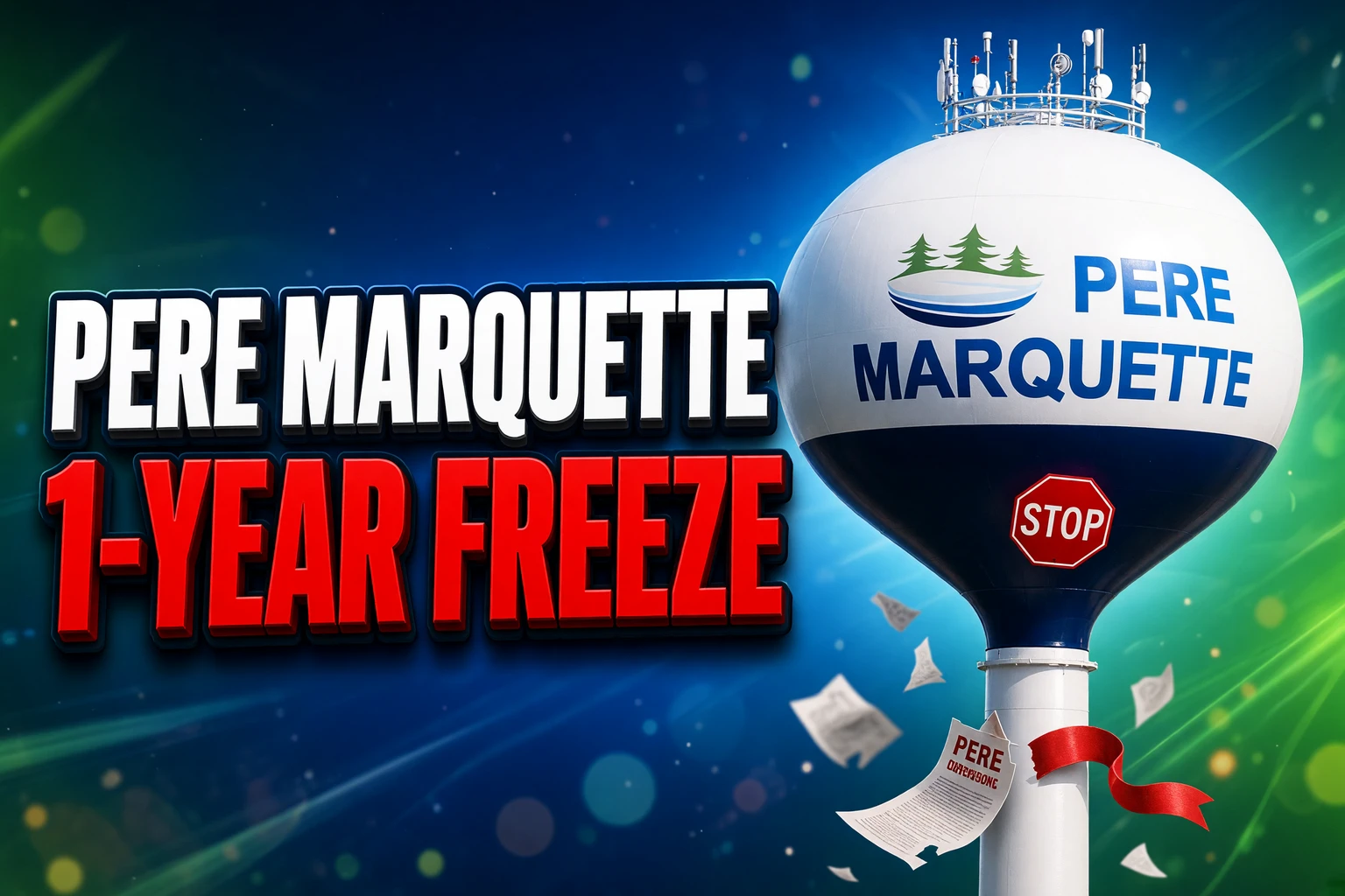 Pere Marquette Township one-year data center moratorium