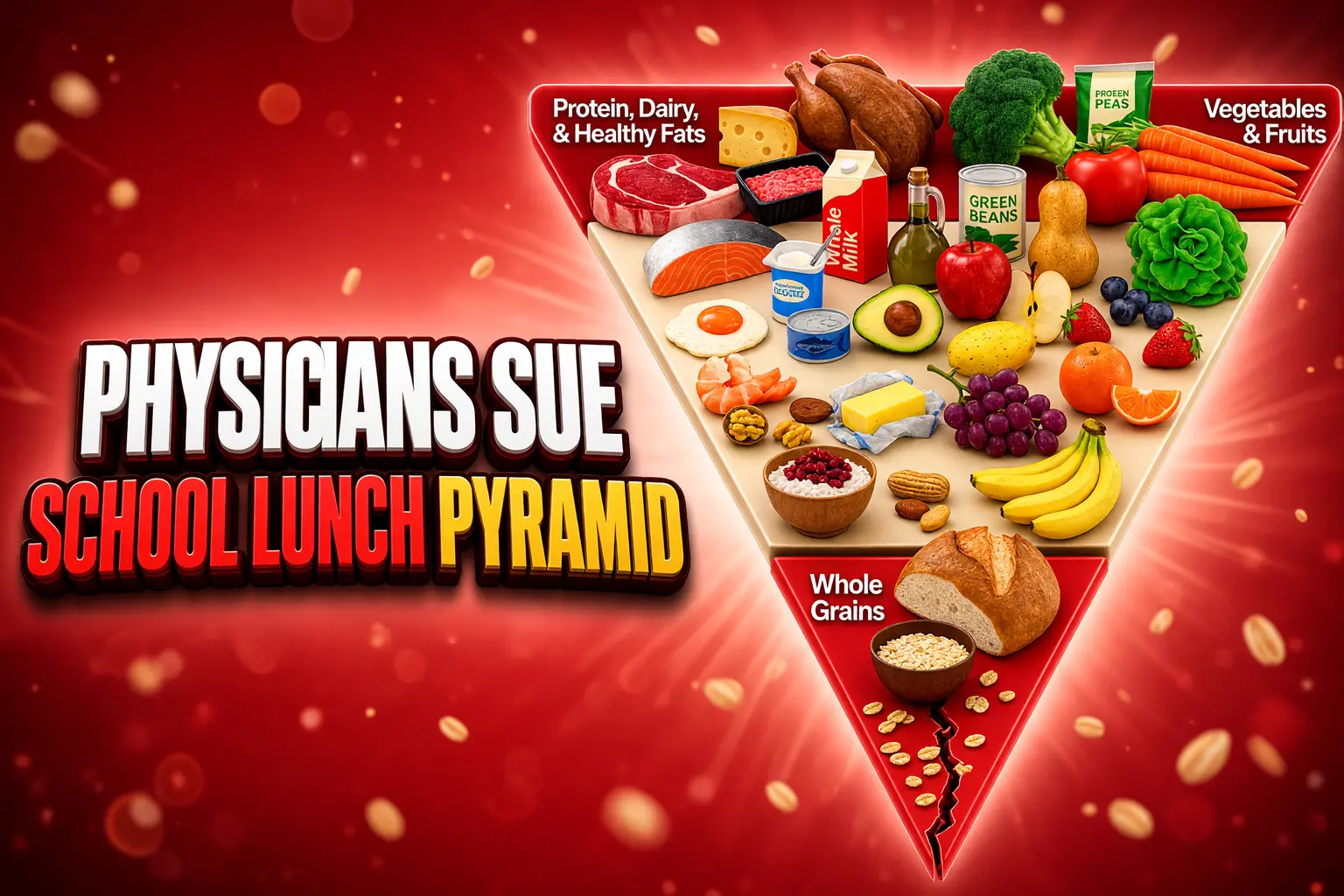 Physicians Committee lawsuit dietary guidelines school lunches