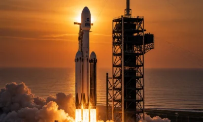 Roman Space Telescope Falcon Heavy launch from Kennedy