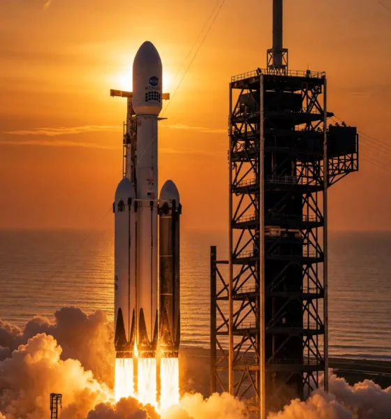Roman Space Telescope Falcon Heavy launch from Kennedy