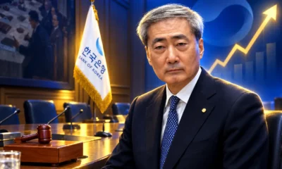 Bank of Korea raises base rate to 3%