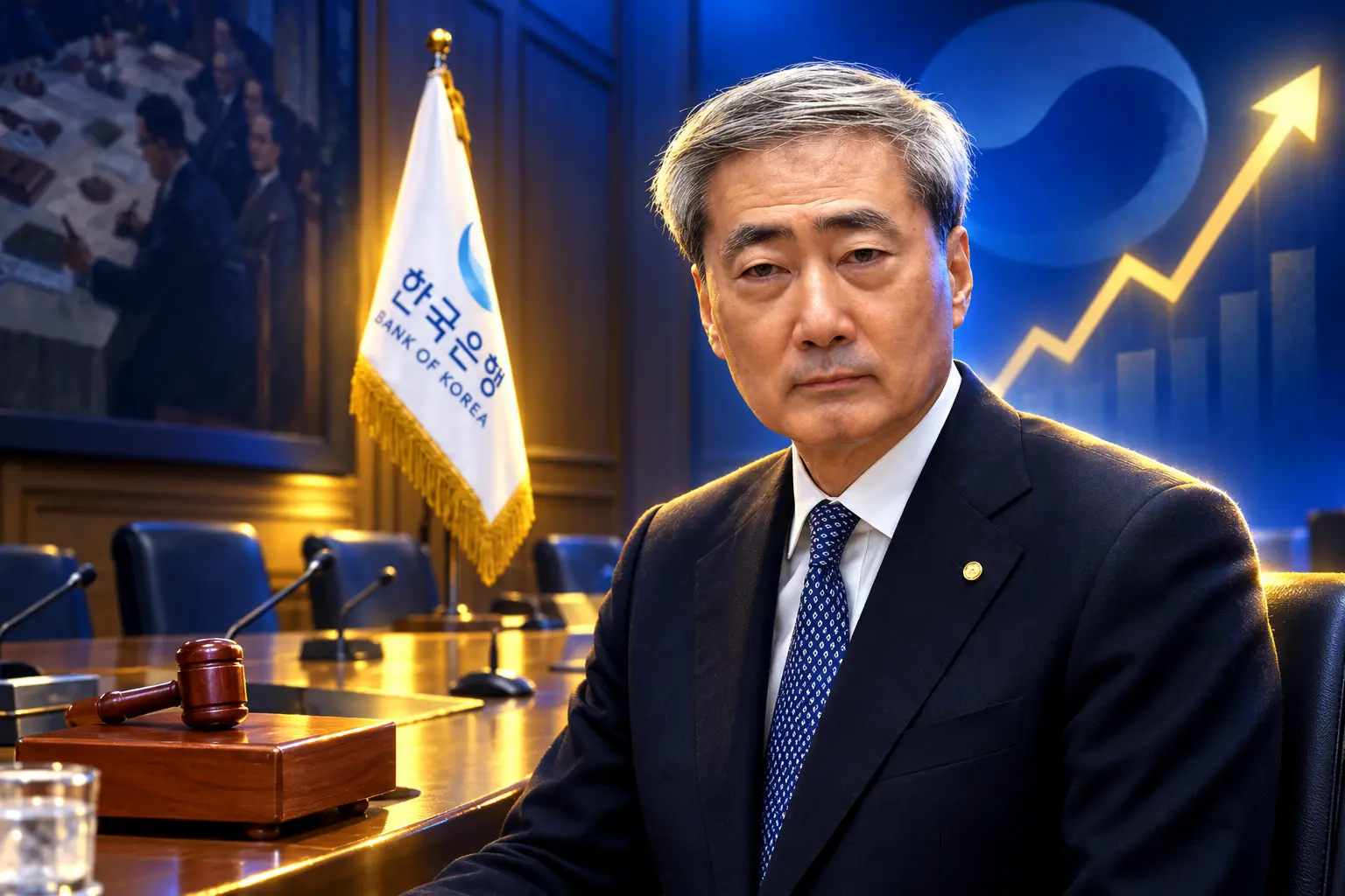 Bank of Korea base rate hits 3 percent Shin