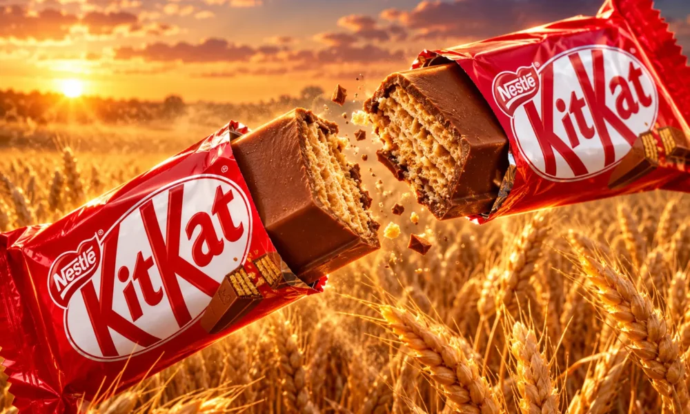 Nestlé KitKat regenerative wheat York pesticide cuts