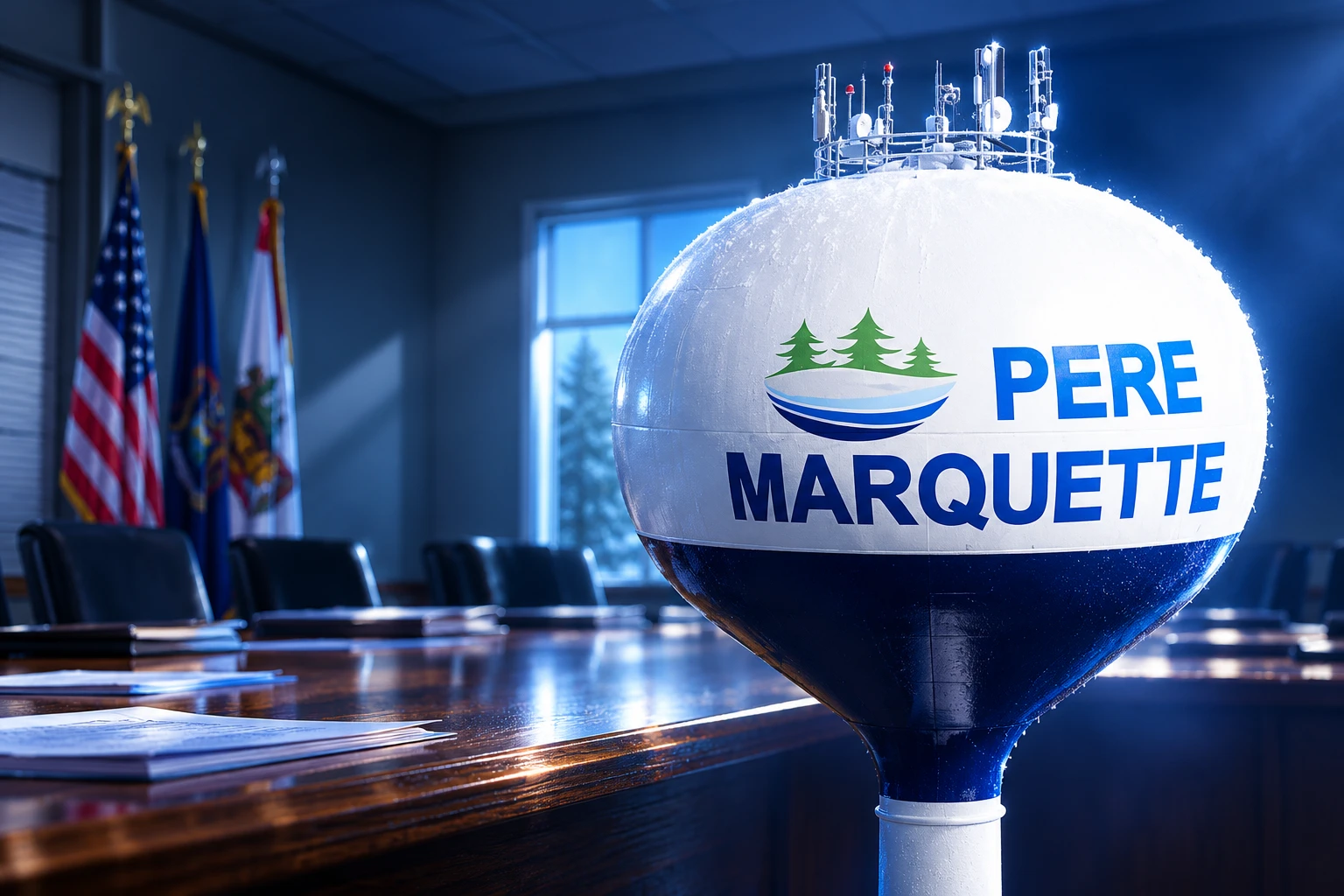 Pere Marquette Township freezes data centers one year