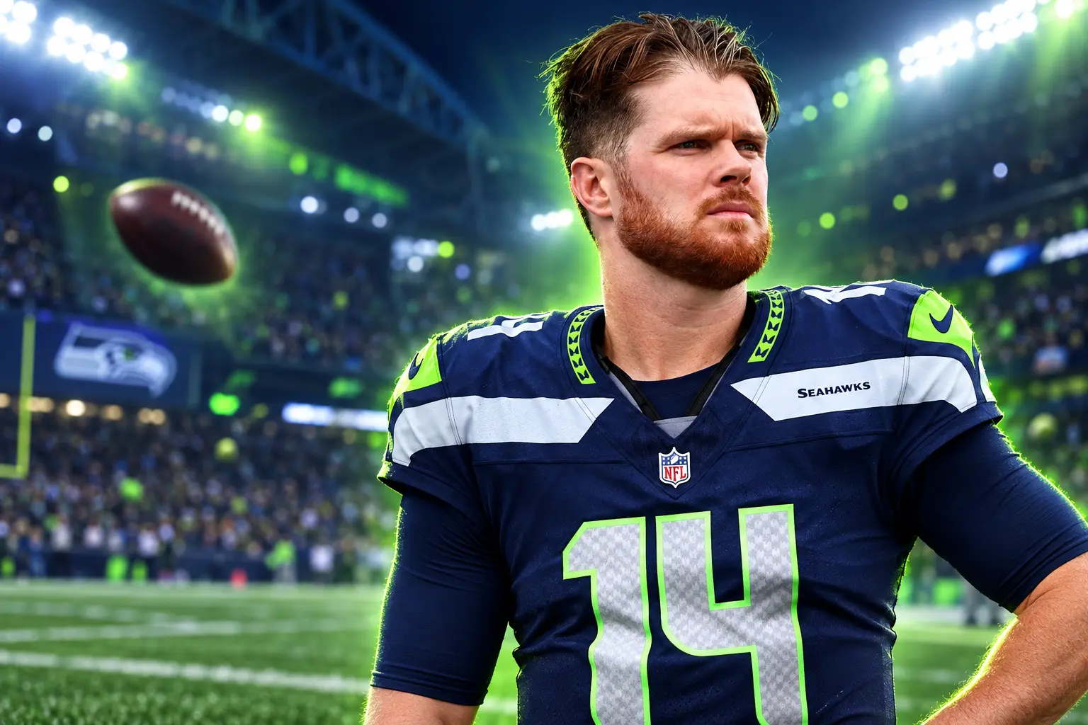 Sam Darnold hip injury Seahawks Patriots season opener