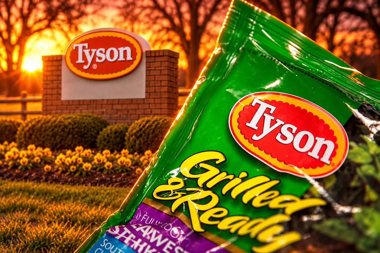 Tyson chicken covers firm after second beef cut