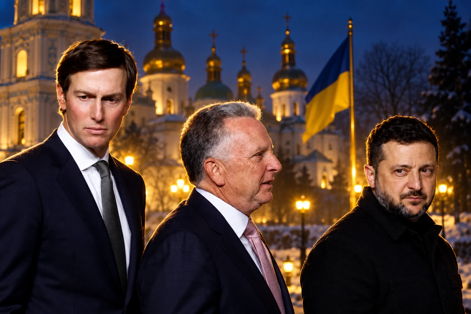 Europe joins US Kyiv peace talks Witkoff Kushner